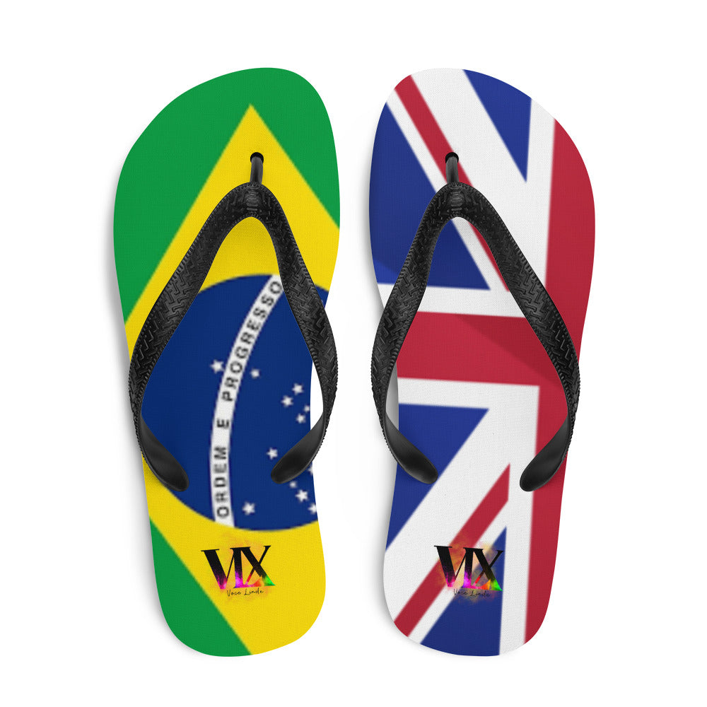 Brazil &amp; England Flip-Flops