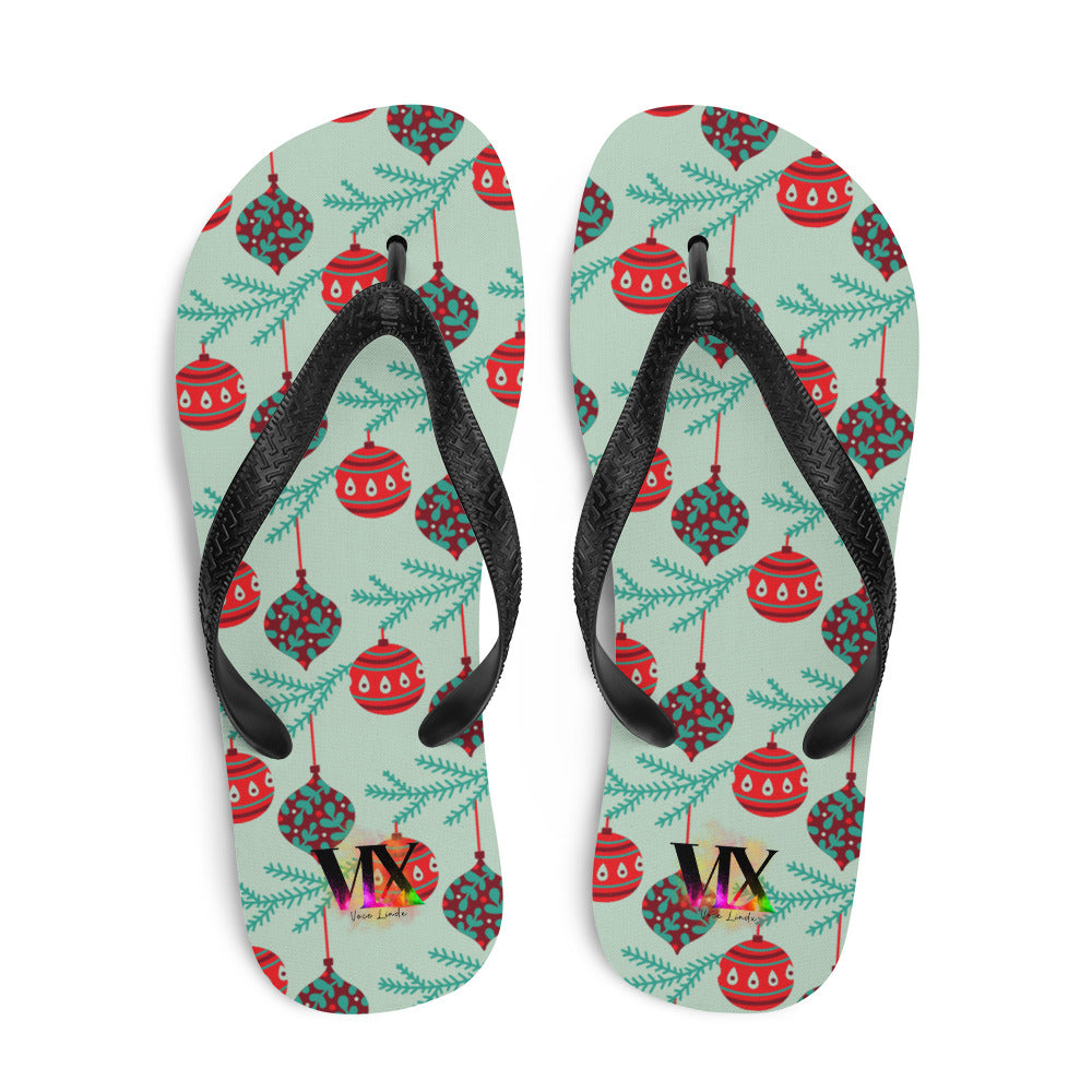 Christmas balls Flip-Flops