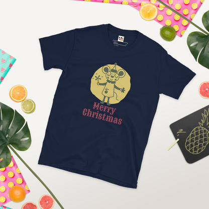 Camiseta de manga corta Feliz Navidad