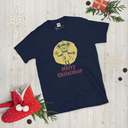 Camiseta de manga corta Feliz Navidad