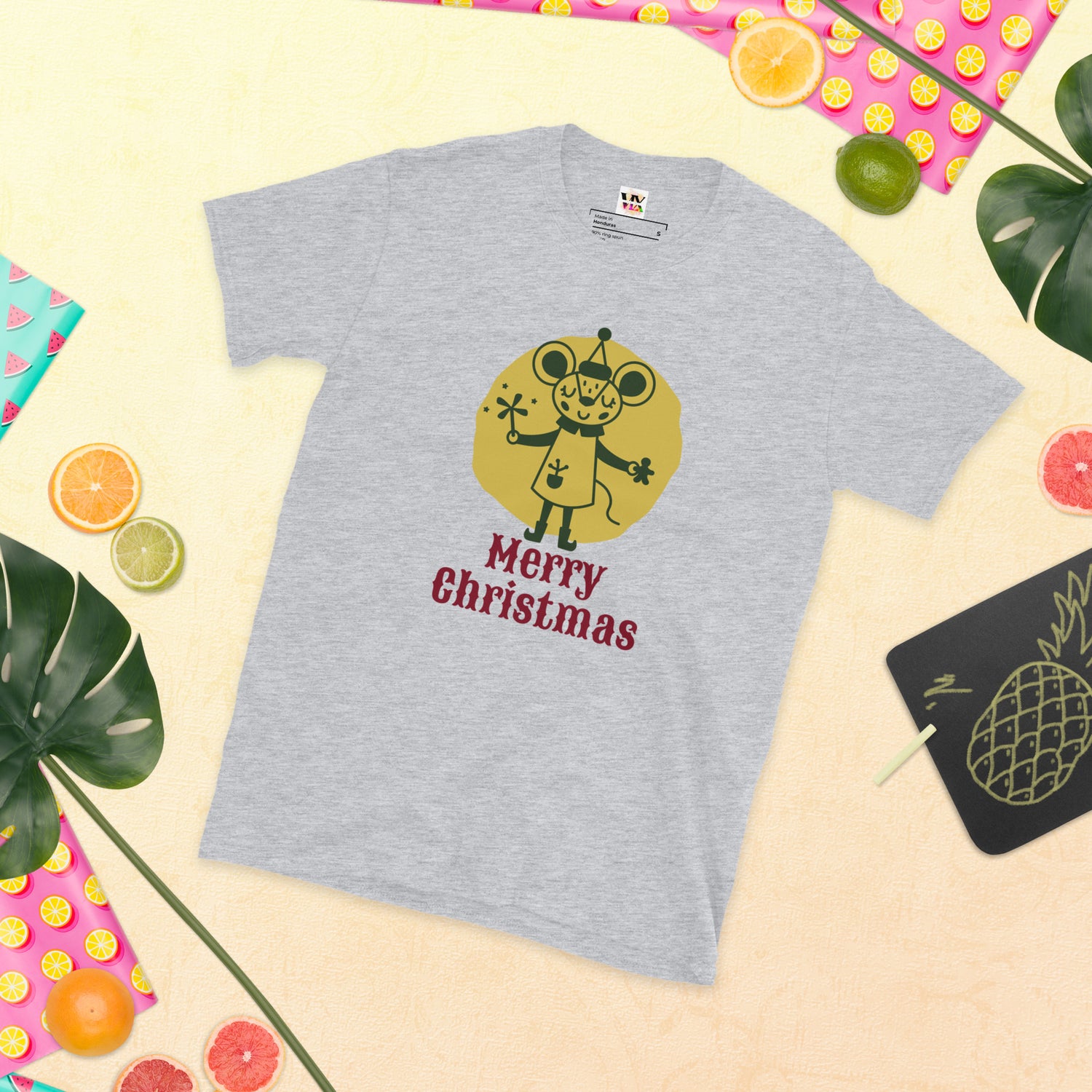 Camiseta Manga Curta Feliz Natal