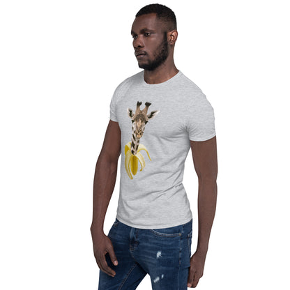 Camiseta Manga Curta Banana Girafa