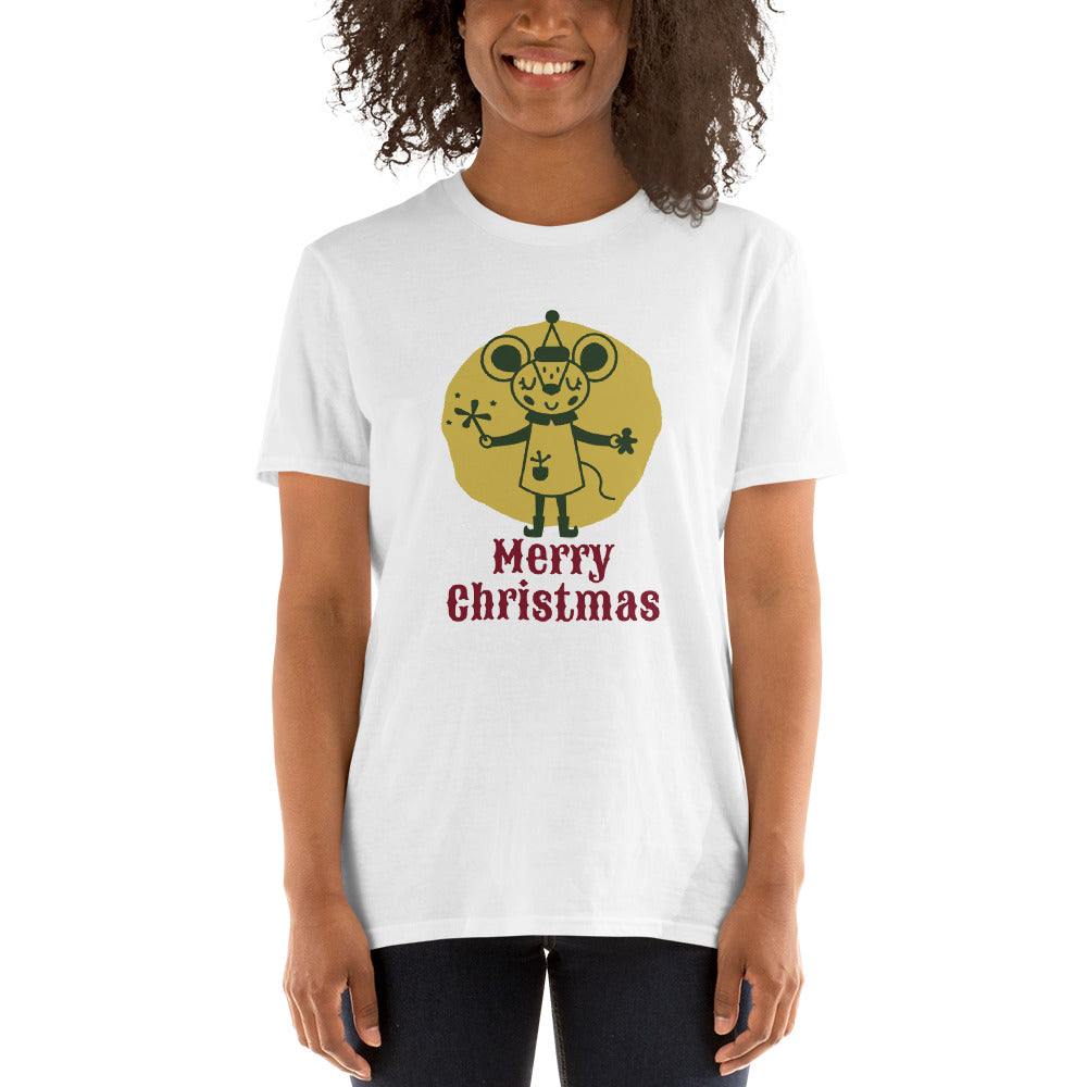 Camiseta de manga corta Feliz Navidad