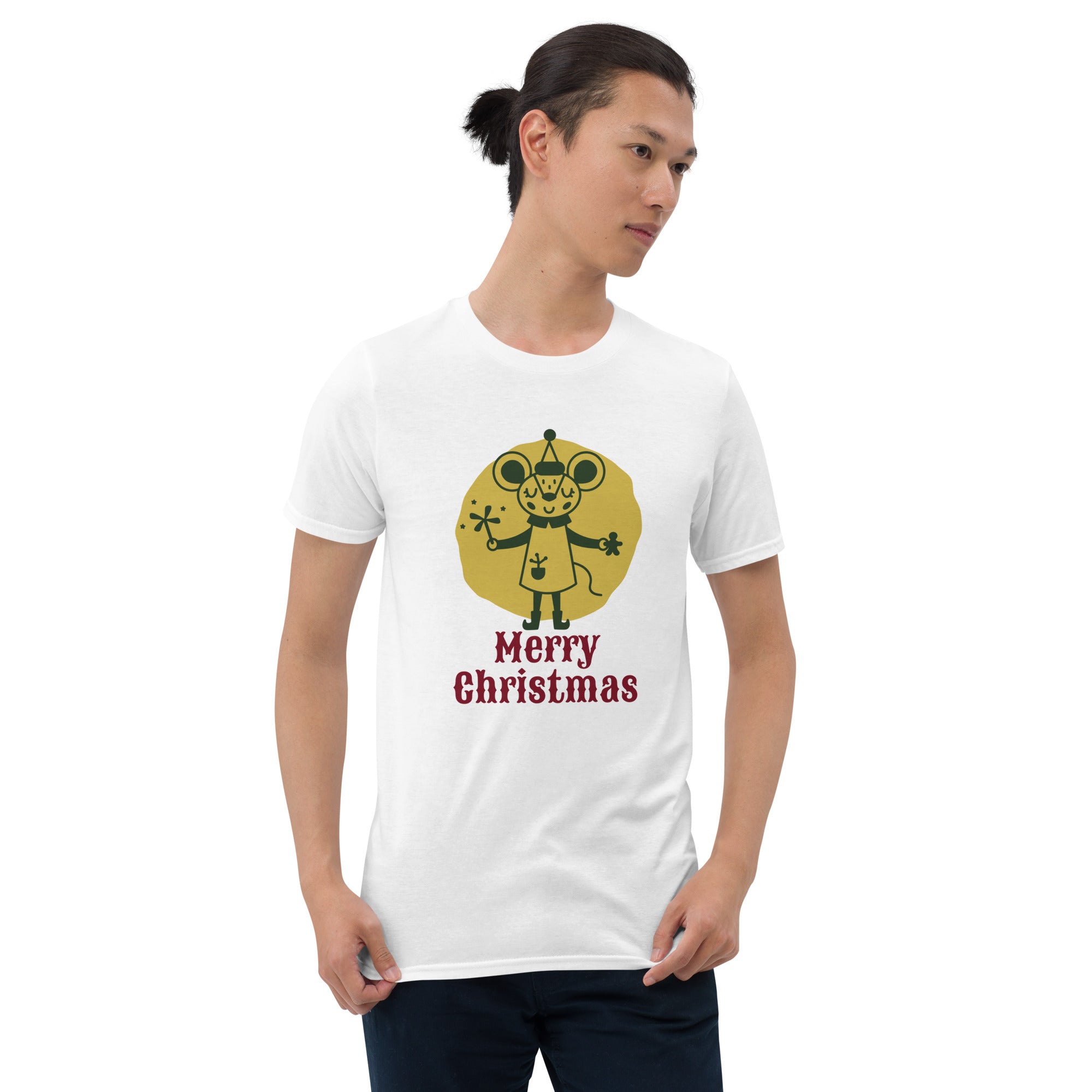 Camiseta de manga corta Feliz Navidad