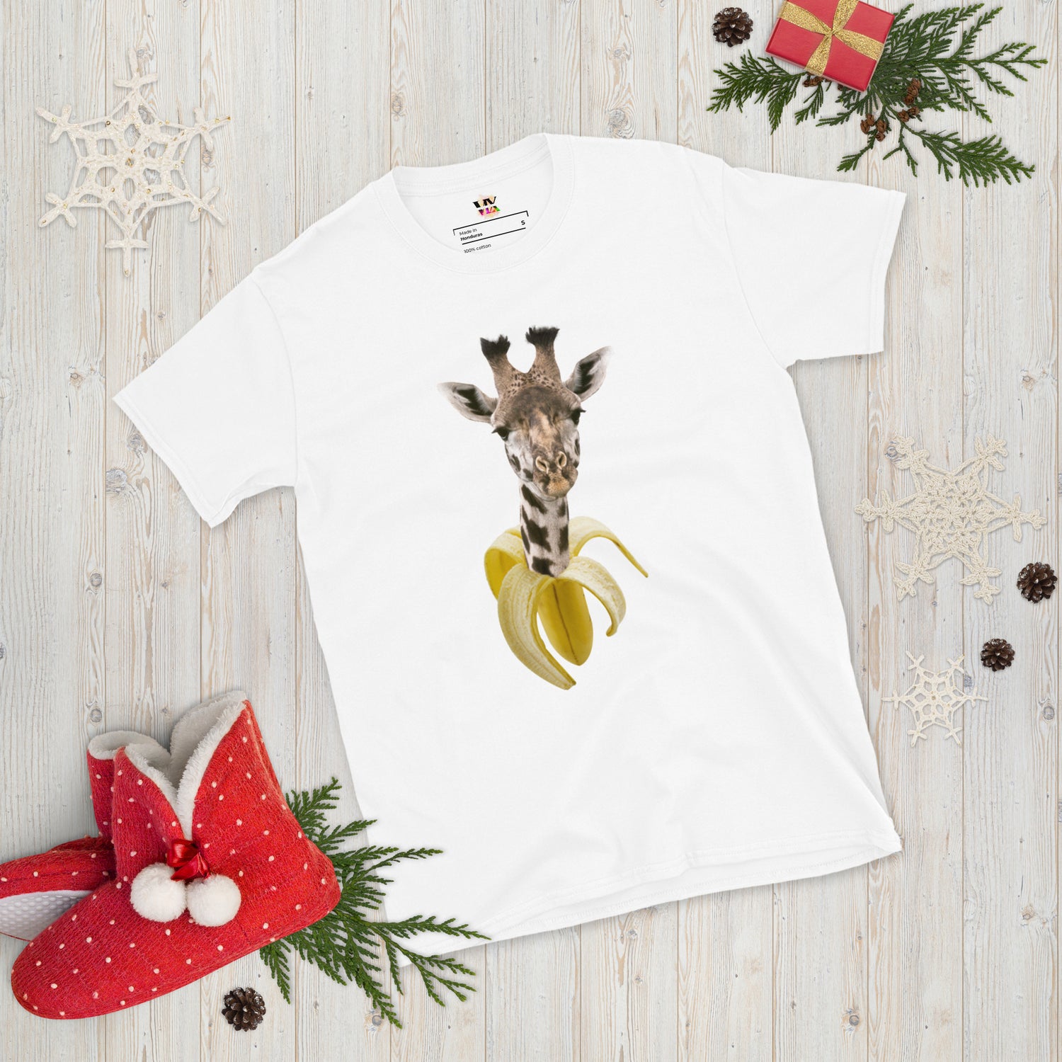 Short-Sleeve T-Shirt Banana Giraffe