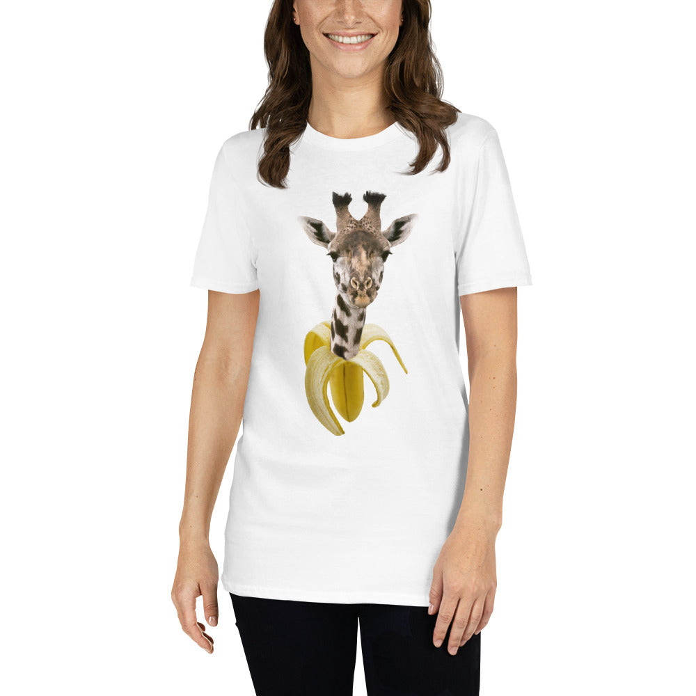 Camiseta Manga Corta Banana Jirafa