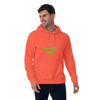 Eco raglan hoodie Any Photo