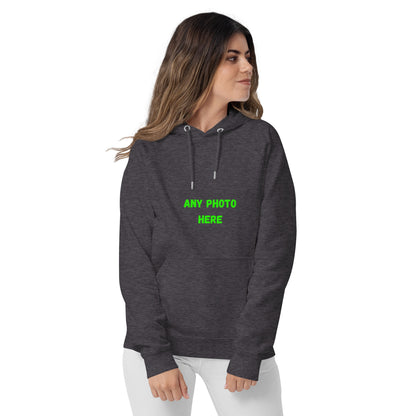 Eco raglan hoodie Any Photo