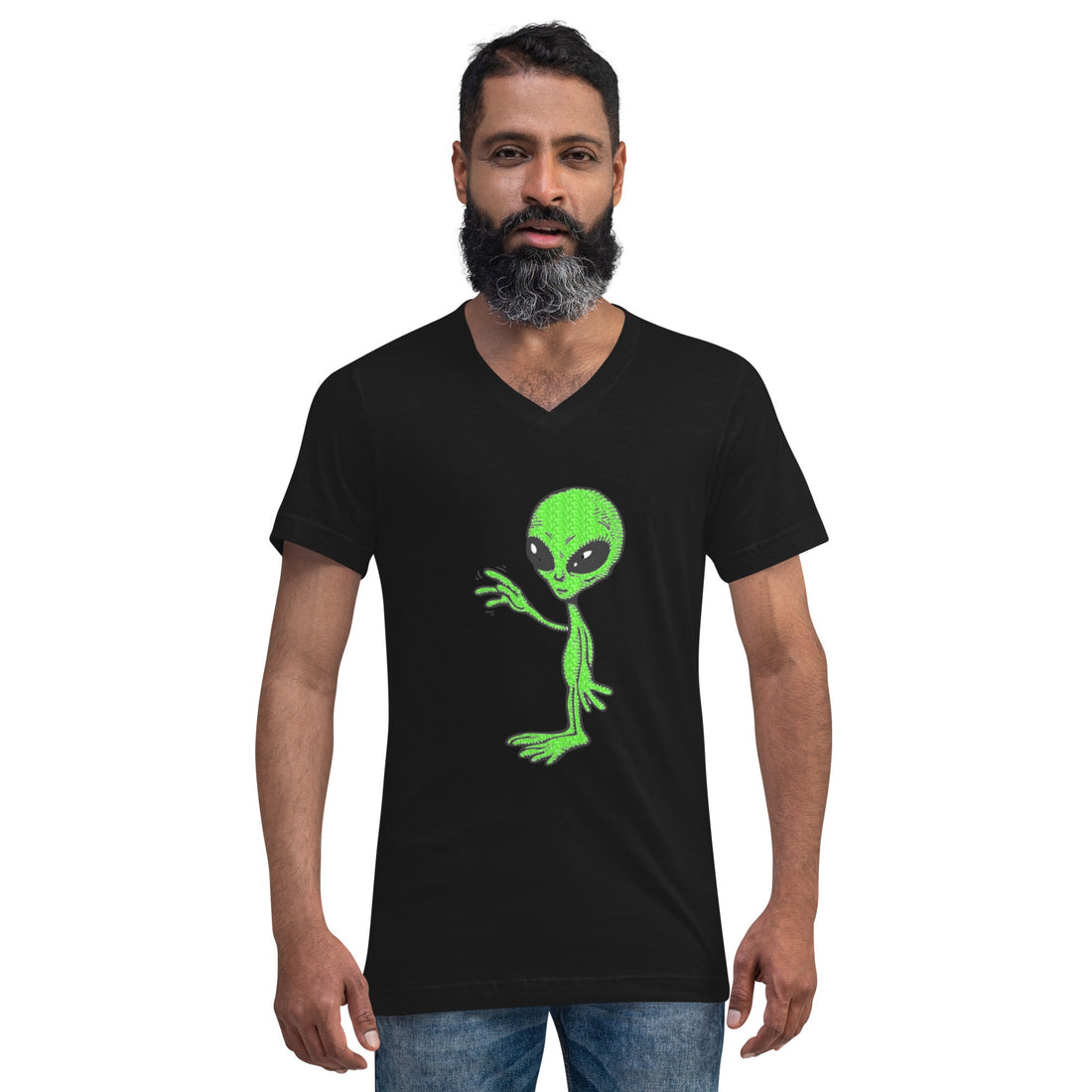 Short Sleeve V-Neck T-Shirt E.T