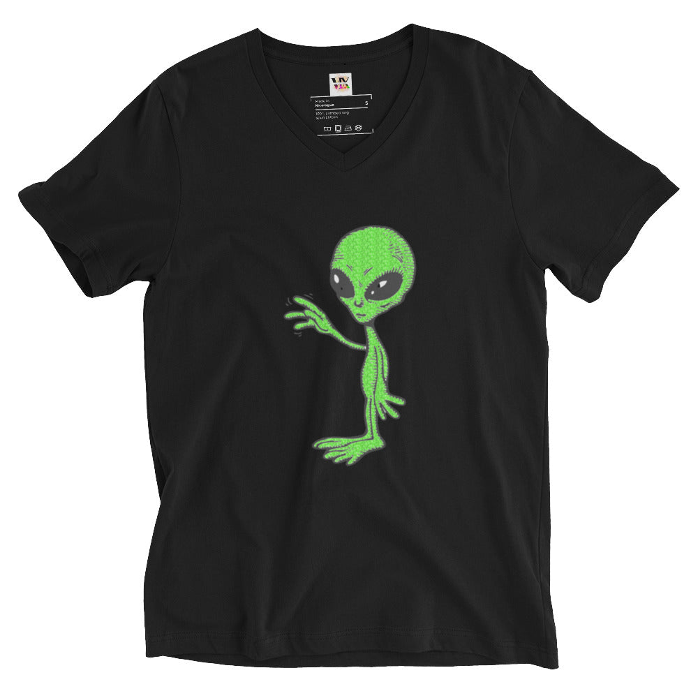 Short Sleeve V-Neck T-Shirt E.T