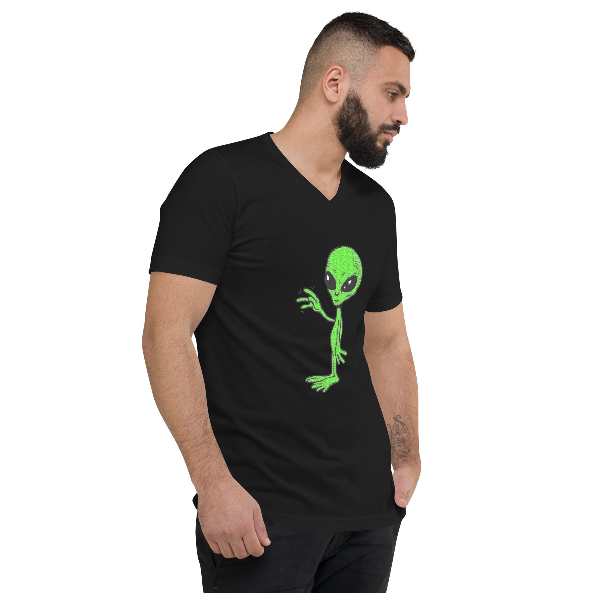 Short Sleeve V-Neck T-Shirt E.T