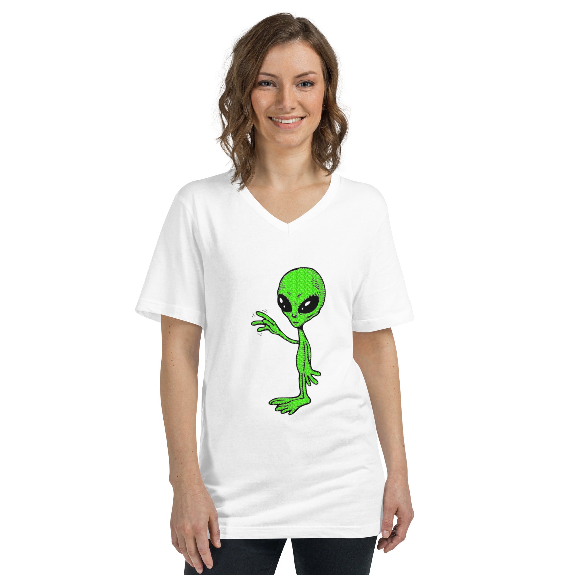 Short Sleeve V-Neck T-Shirt E.T