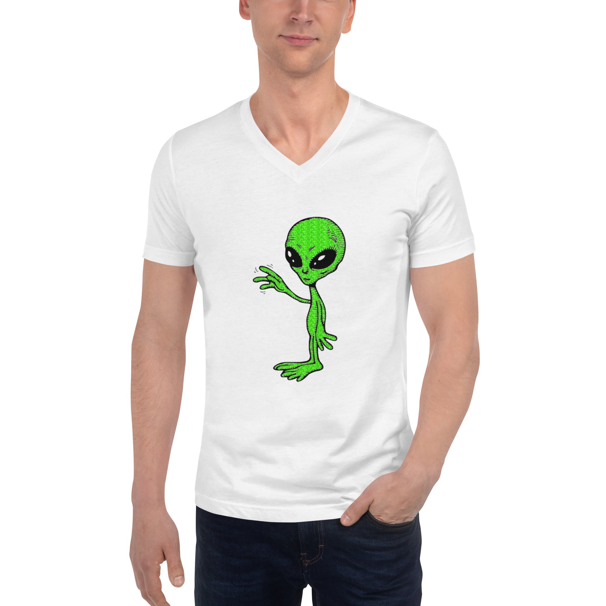 Short Sleeve V-Neck T-Shirt E.T