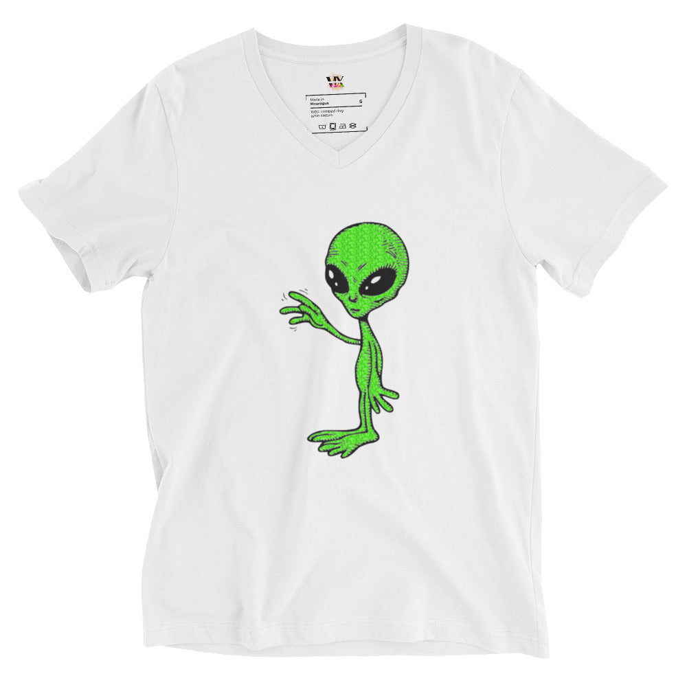 Short Sleeve V-Neck T-Shirt E.T