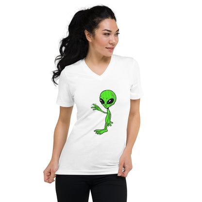 Short Sleeve V-Neck T-Shirt E.T