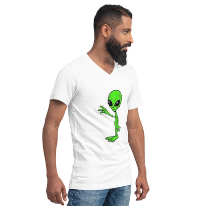 Short Sleeve V-Neck T-Shirt E.T