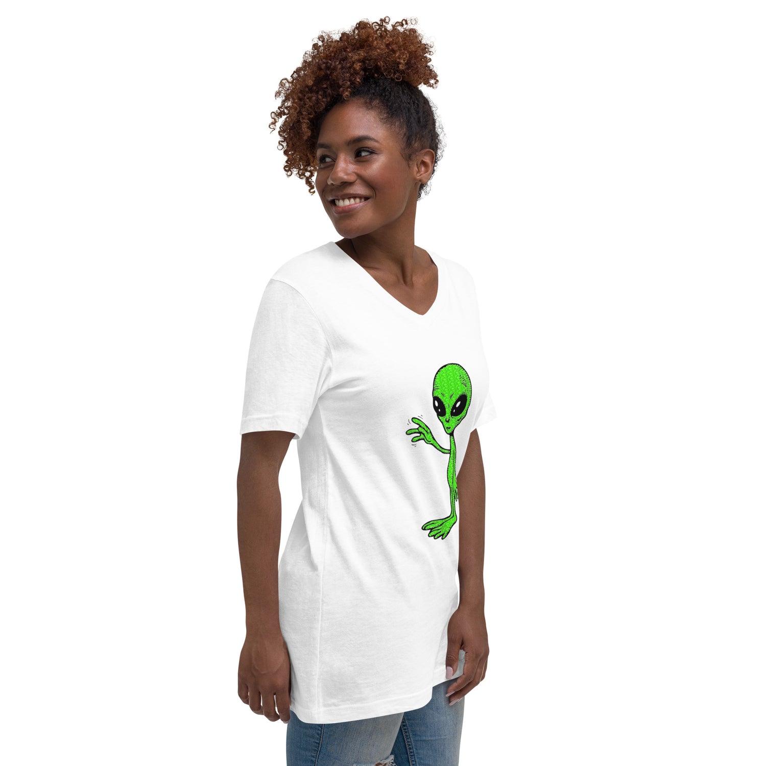 Short Sleeve V-Neck T-Shirt E.T