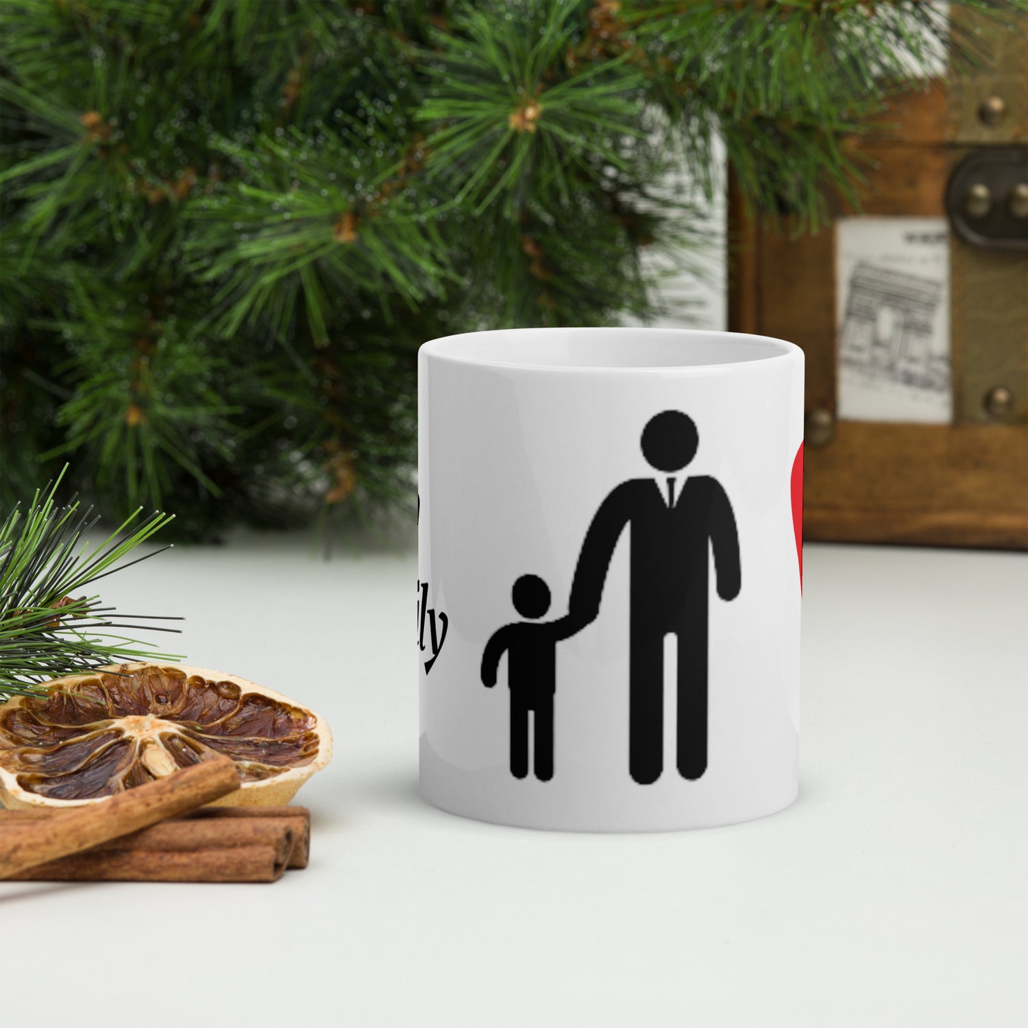 White glossy mug Single Father