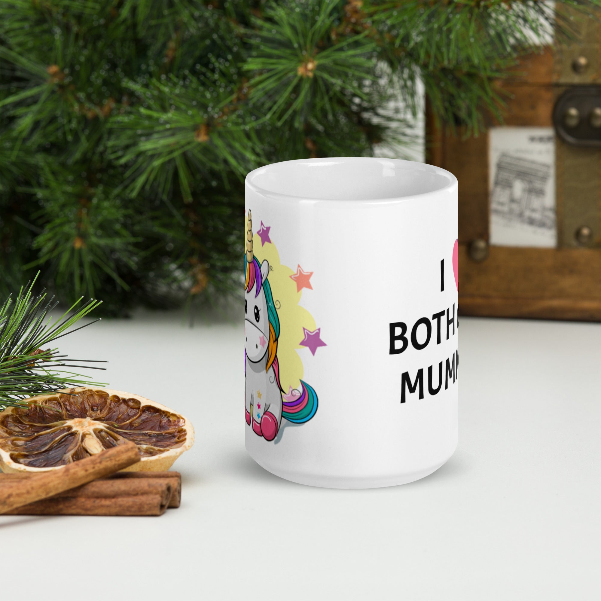 Two Mums Mug and Unicorn