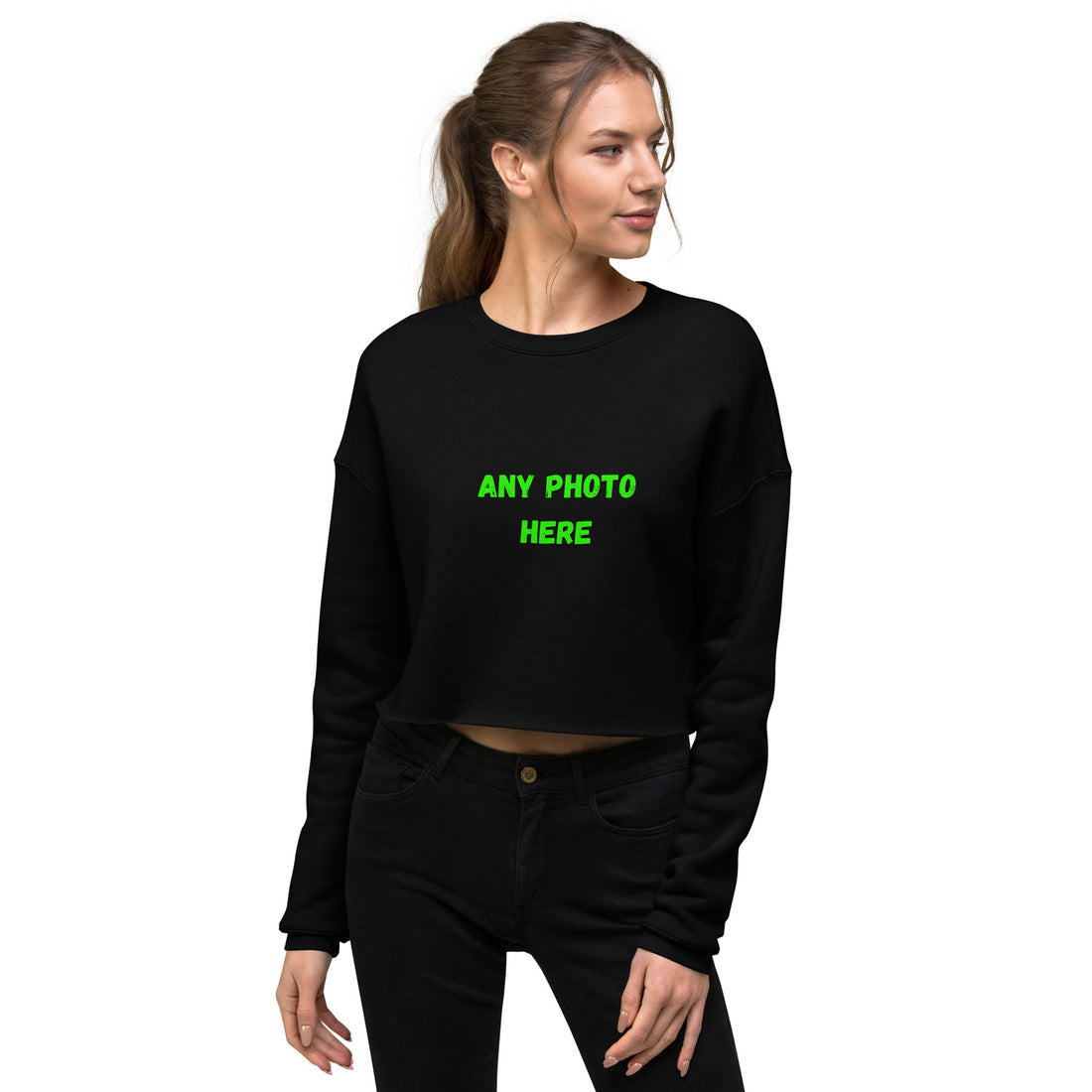 Crop Sweatshirt Upload your design