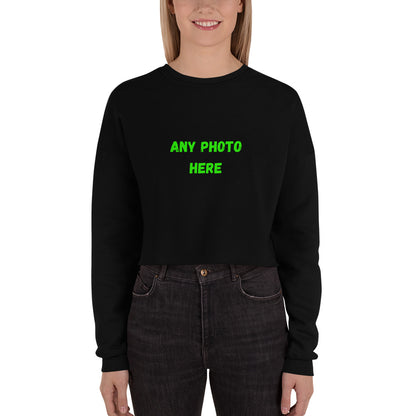 Crop Sweatshirt Upload your design