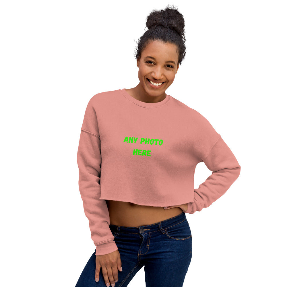 Crop Sweatshirt Upload your design