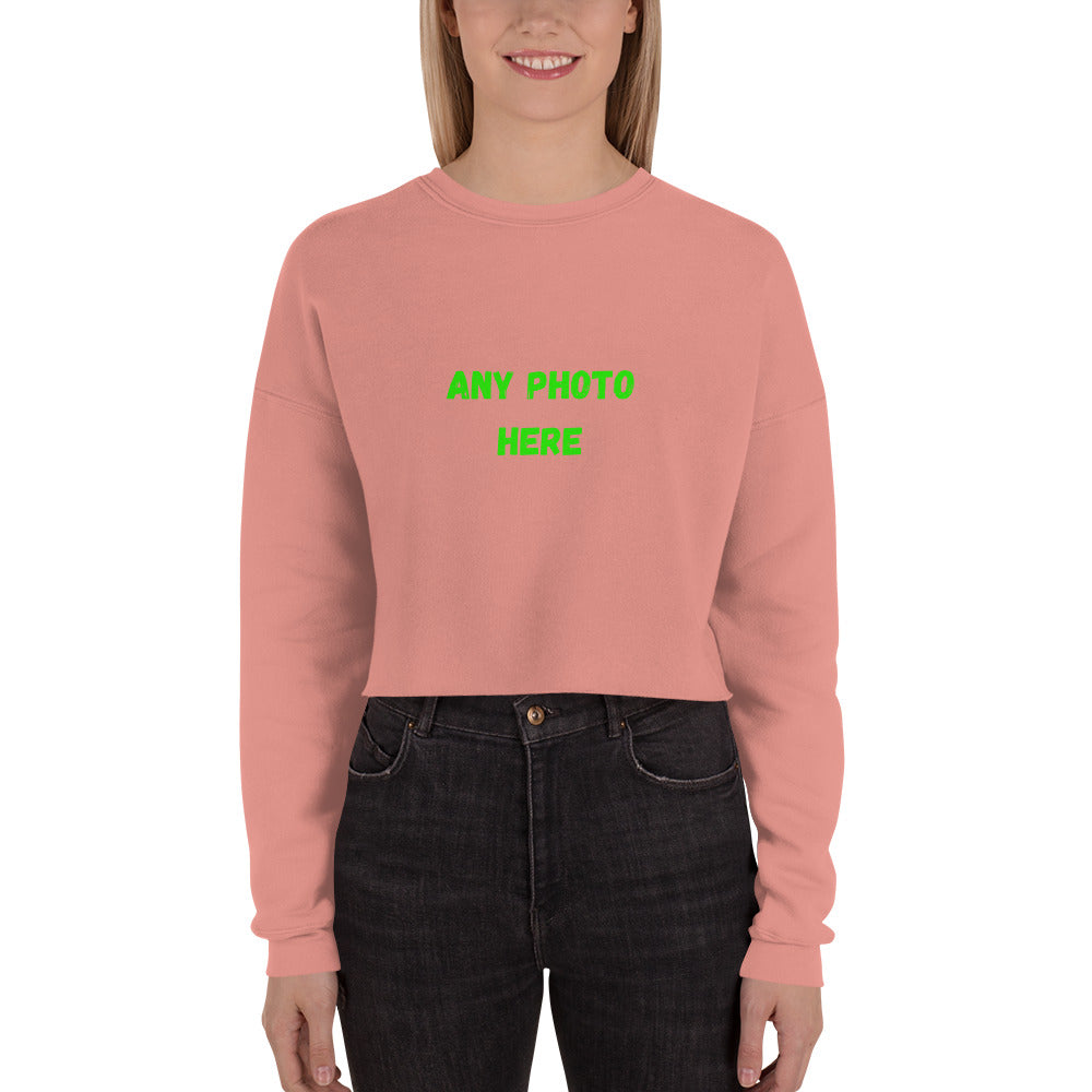 Crop Sweatshirt Upload your design