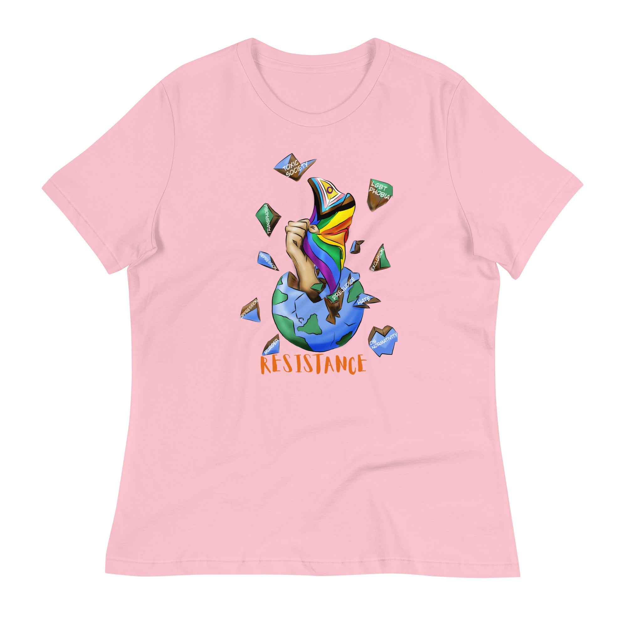 Relaxed T-Shirt Resistance Planet Pride Intersex-inclusive