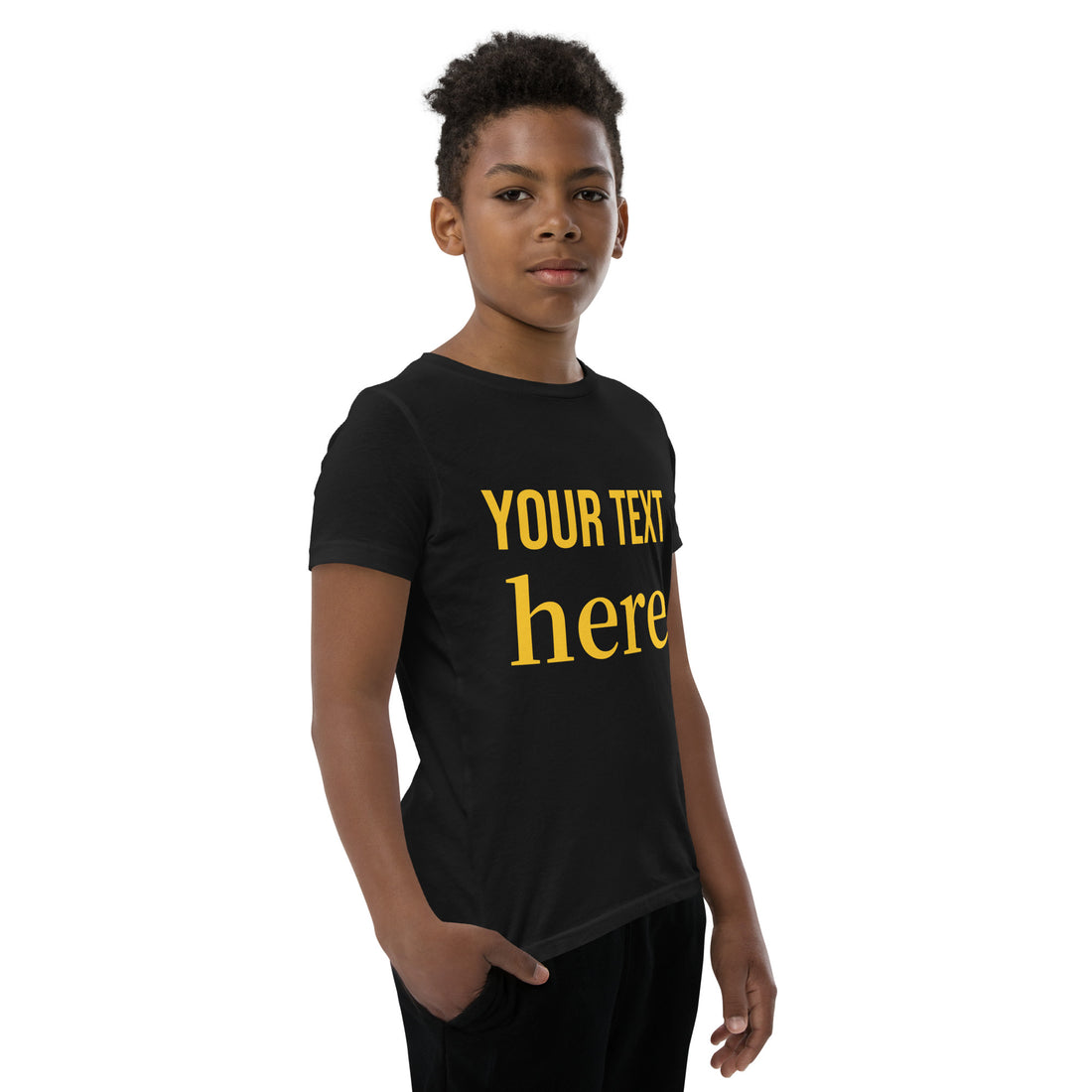 Youth Short Sleeve T-Shirt Any Text