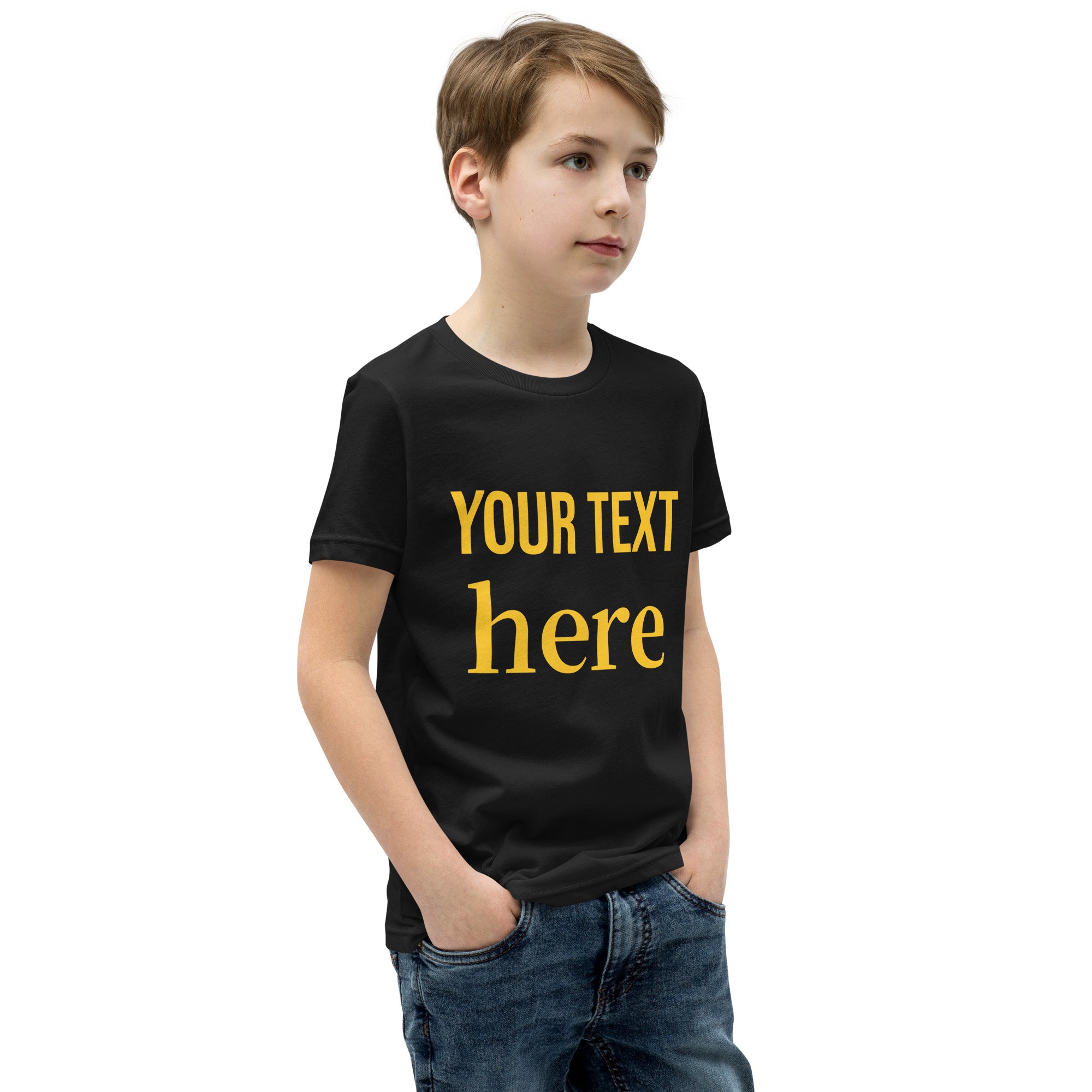 Youth Short Sleeve T-Shirt Any Text