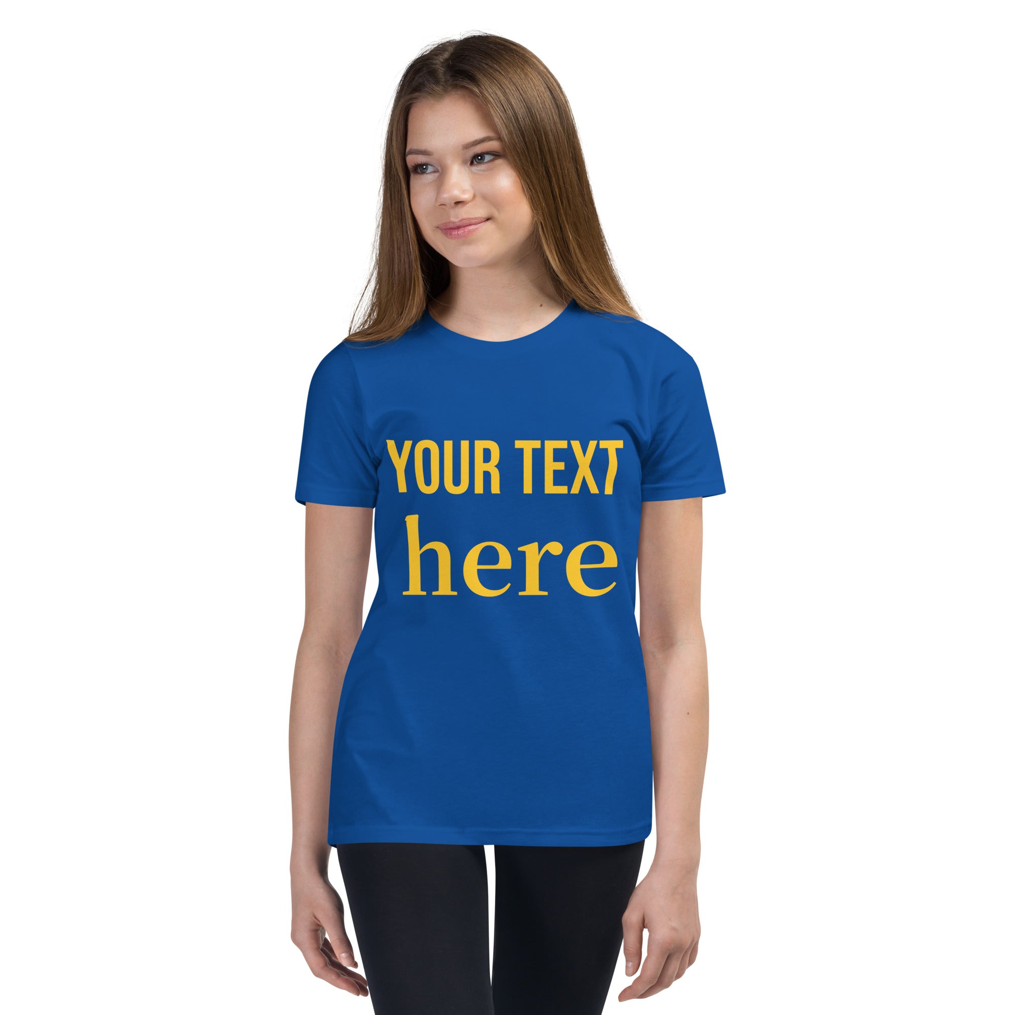 Youth Short Sleeve T-Shirt Any Text