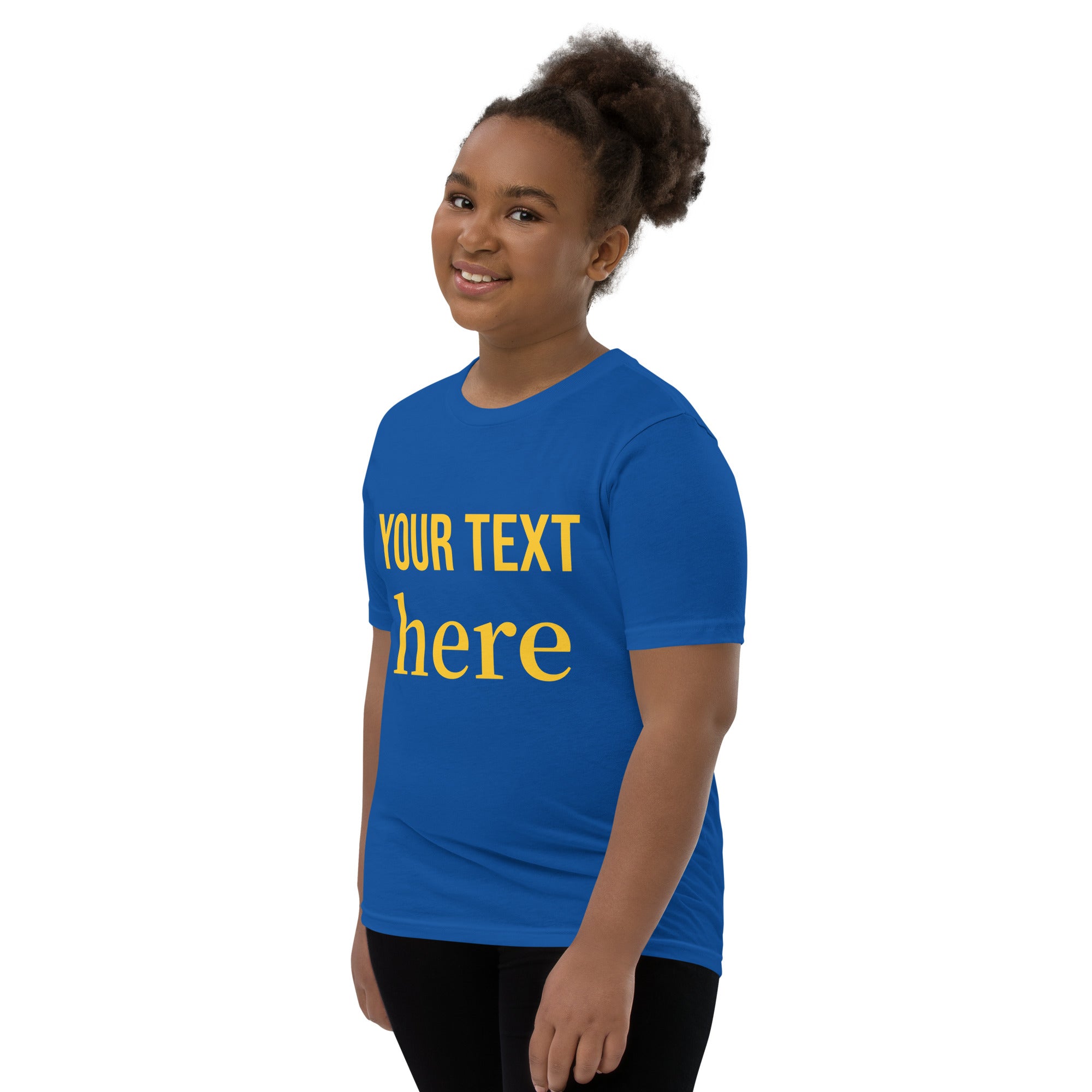 Youth Short Sleeve T-Shirt Any Text