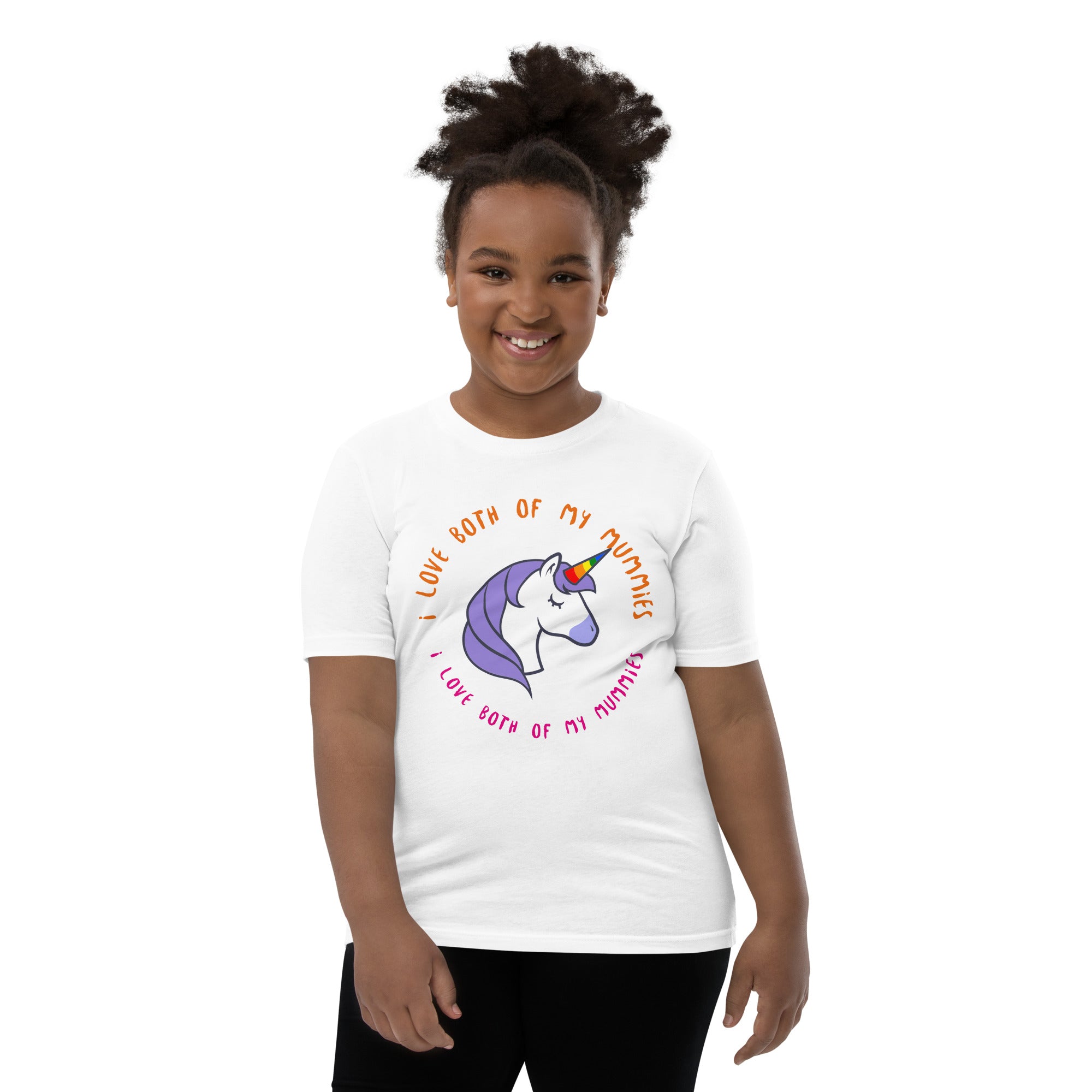 Camiseta infantil amantes do unicórnio