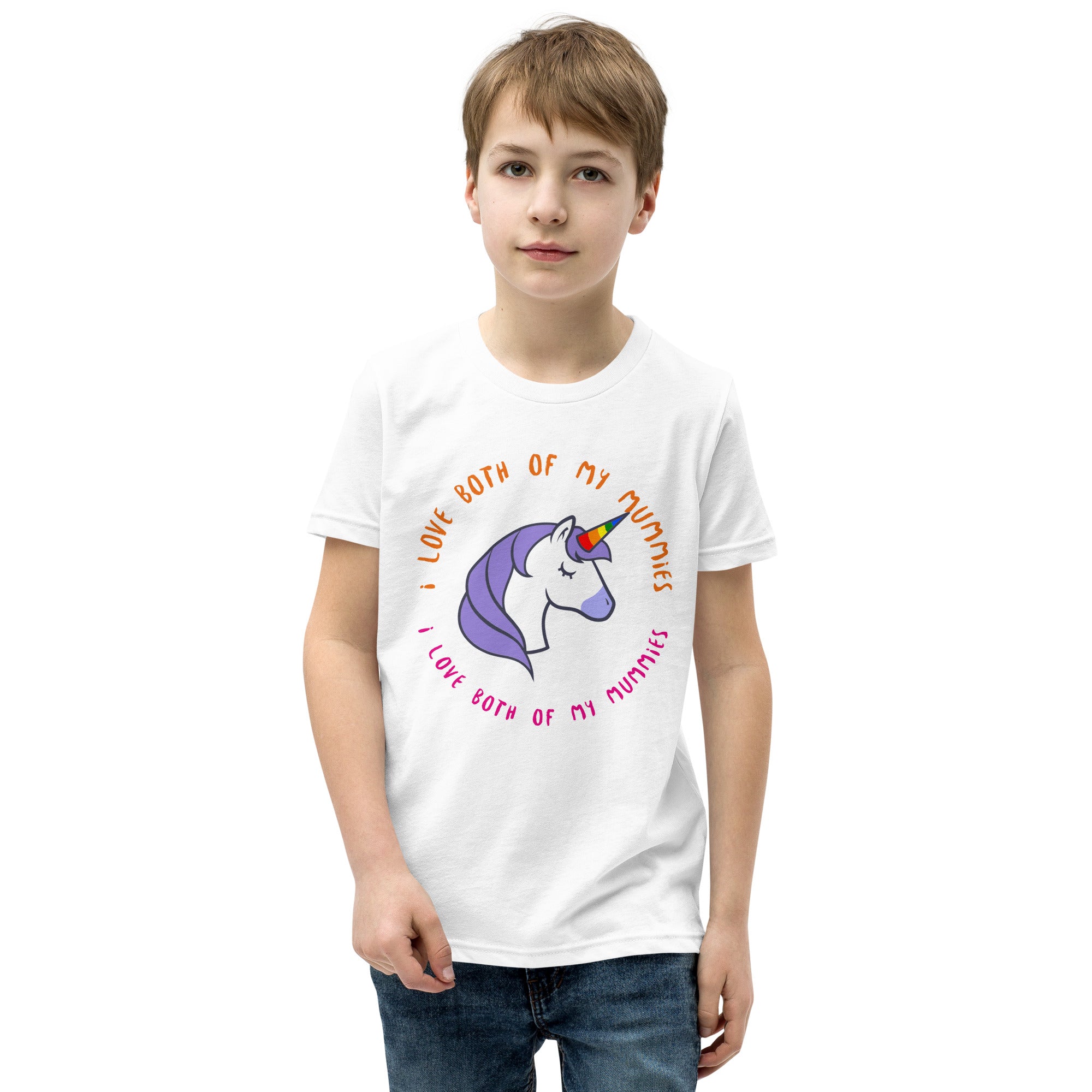 Camiseta infantil amantes do unicórnio