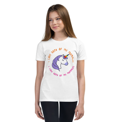 Camiseta de los amantes del unicornio para niños