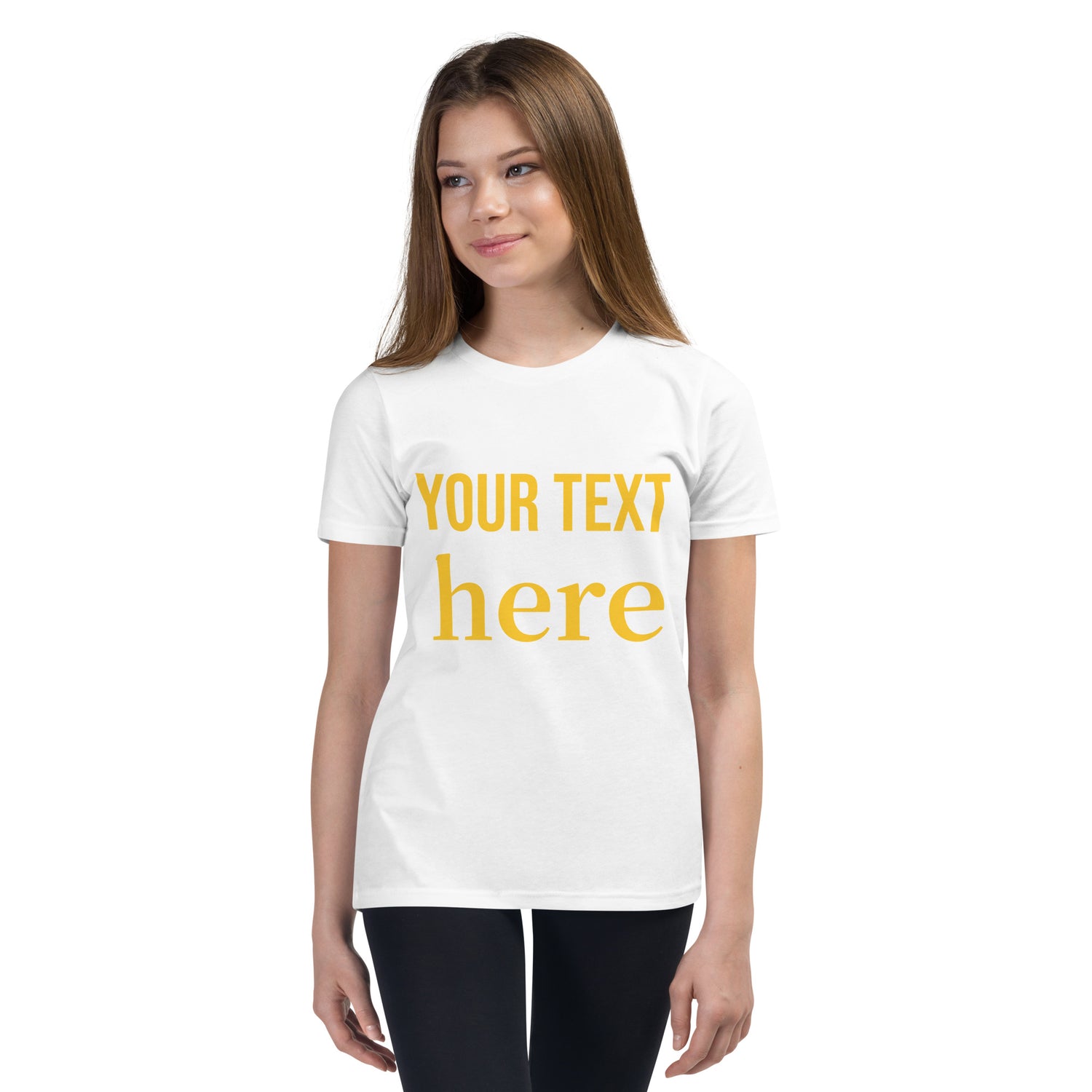 Youth Short Sleeve T-Shirt Any Text