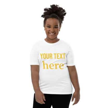 Youth Short Sleeve T-Shirt Any Text