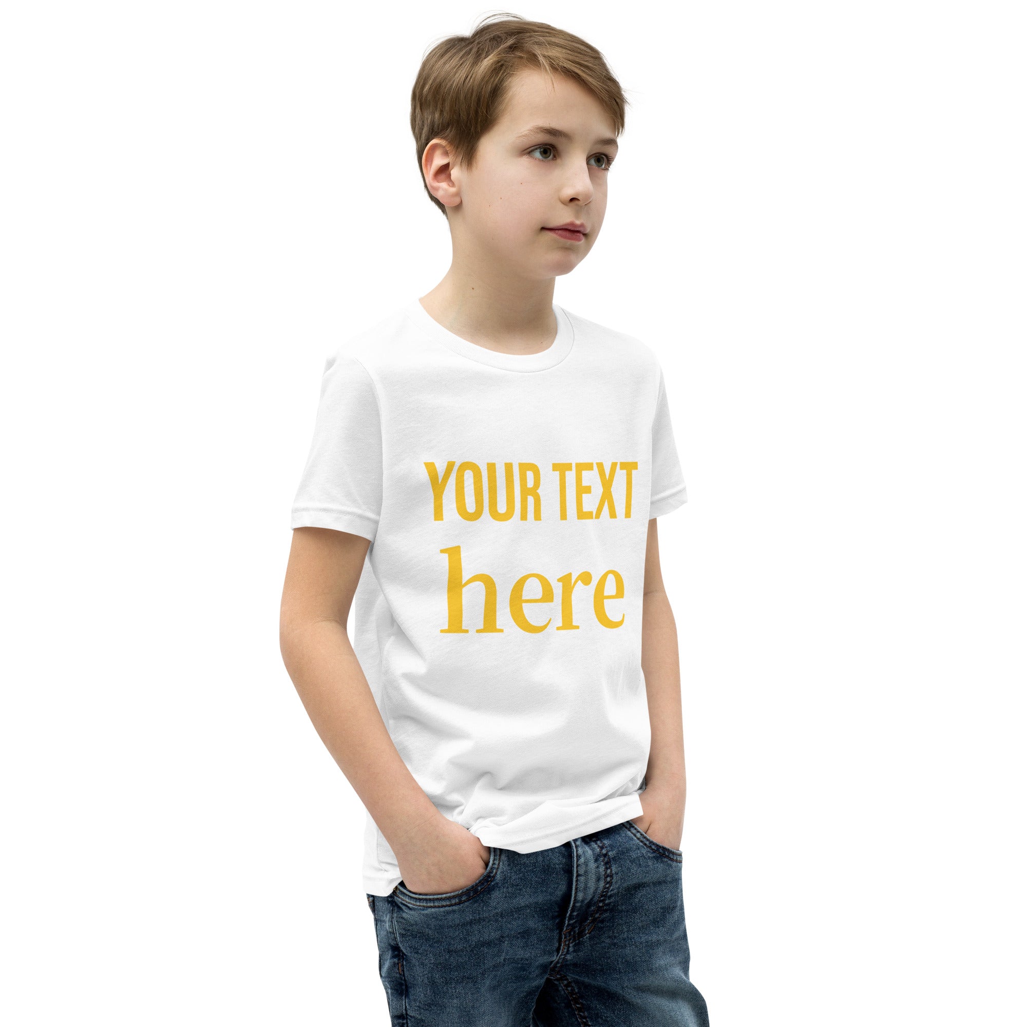 Youth Short Sleeve T-Shirt Any Text